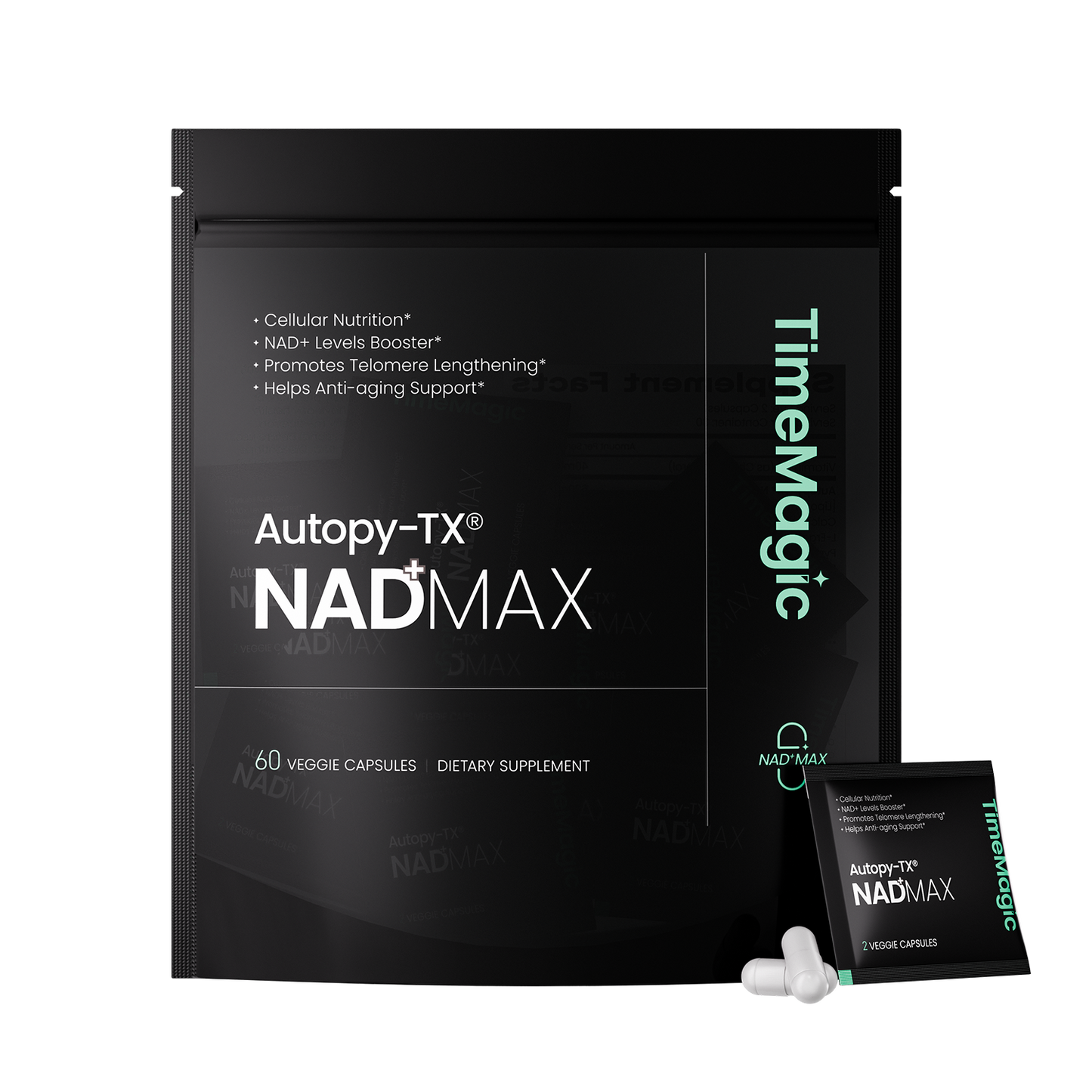 NAD+MAX 8-in-1 Cellular & Skin Health Supplement
