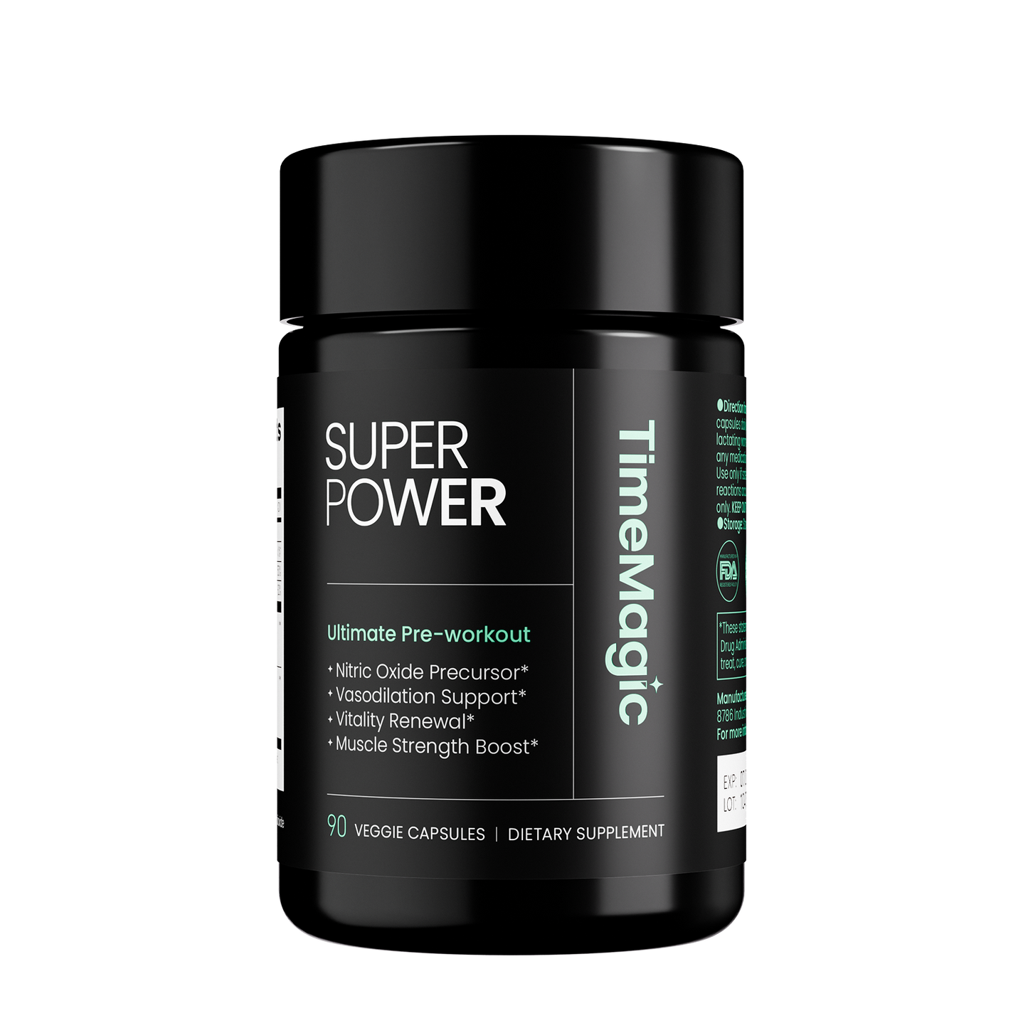 TimeMagic Superpower 7-in-1 NO Booster for Circulation & Daily Vitality